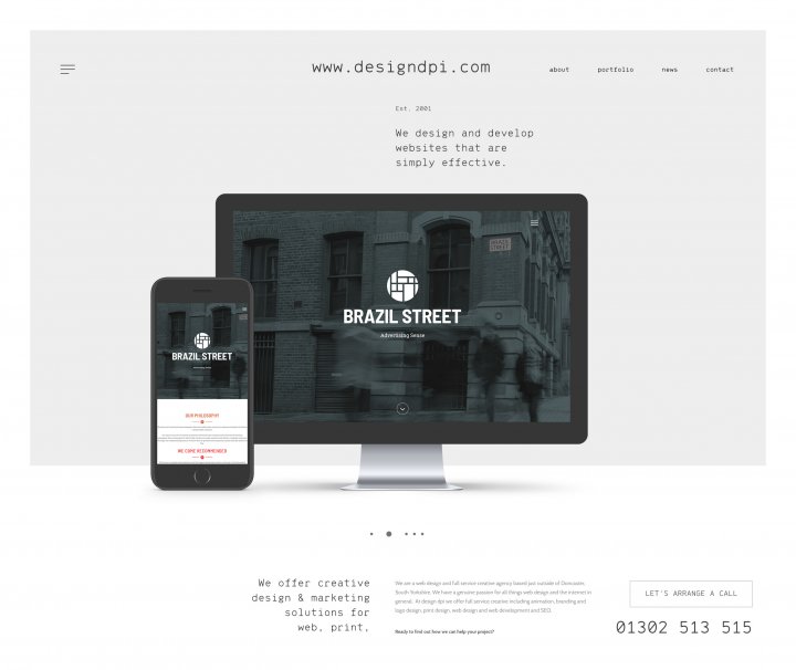 Web design for Brazil Street