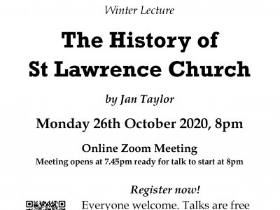 A History of St Lawrence Church Abbots Langley - online ZOOM Tal