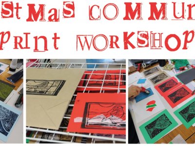 Christmas Lino Printing Workshop with Royal Masonic School