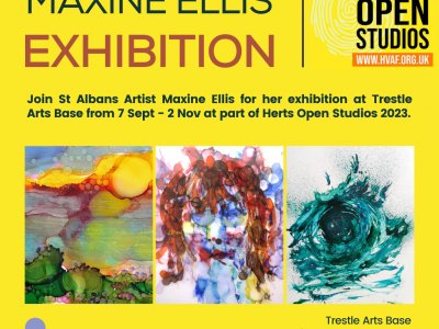 Herts Open Studios 2023 | Maxine Ellis Exhibition