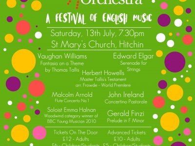 Hitchin Chamber Orchestra - Festival of English Music