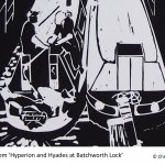 Linocut prints in the National Waterways Museum