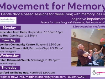 Movement for Memory: Barton-le-Clay