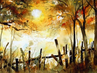 Watercolour classes with  Mitzie Green