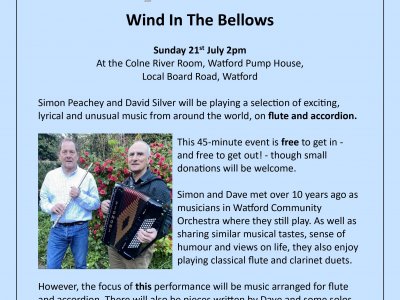 Wind In The Bellows at The Watford Fringe