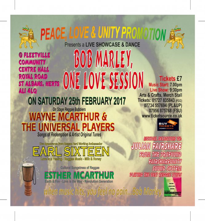 Bob Marley One Love Session