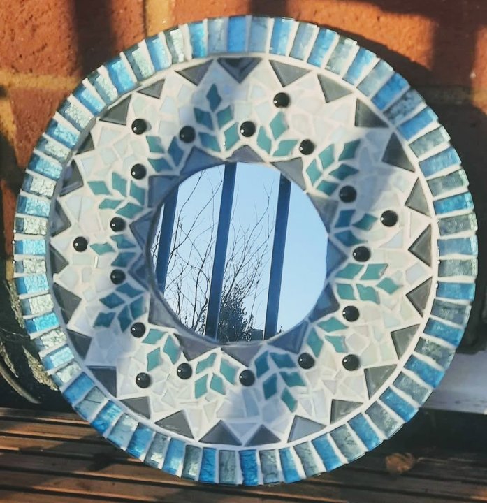 Garden Mirror Mosaic Design