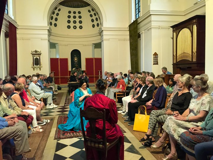 Performance of GBS' "Arms and the Man" in 2019 in the church