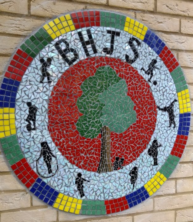 School Mosaic Mural