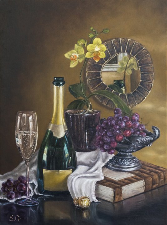 Still Life Oil Paintings by Sabbi Gavrailov