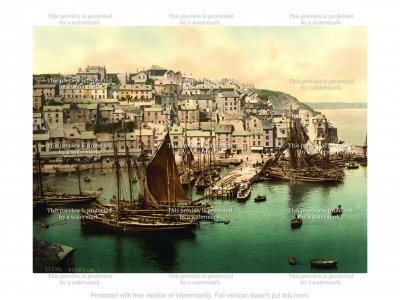 Historic Brixham print