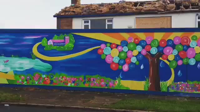 Cottonmill Community Mural - St Albans