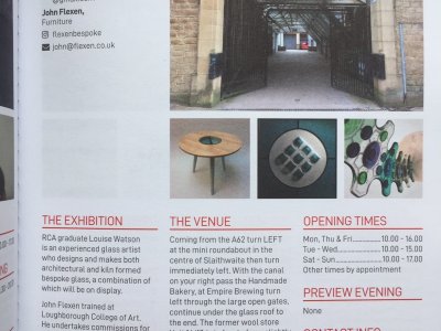 ARTWEEK: EXHIBITION - BESPOKE GLASS & FURNITURE