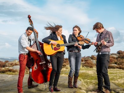 Cardboard Fox in concert at Meltham