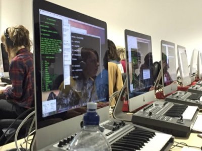 Computer coding to make live music