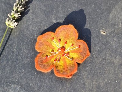 Embroidered Brooch Making