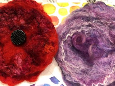 Felt Brooch Making