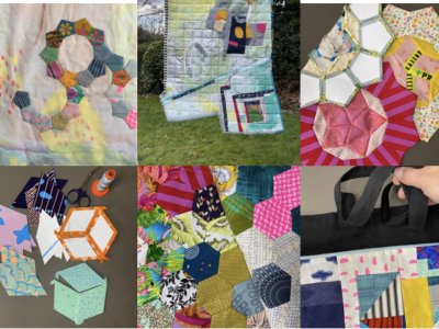 Patchwork [English Paper Piecing] & Applique Bag w. Nicola Perri