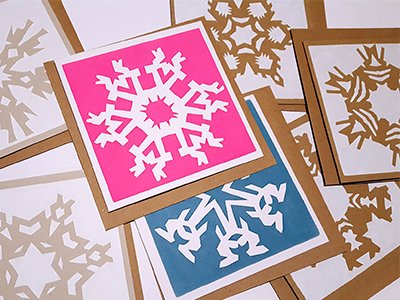 Screen Printing Christmas Cards and Wrapping Paper: CREATE!