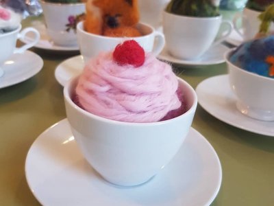 Teacup Pincushions Felting Workshop at Colne Valley Museum