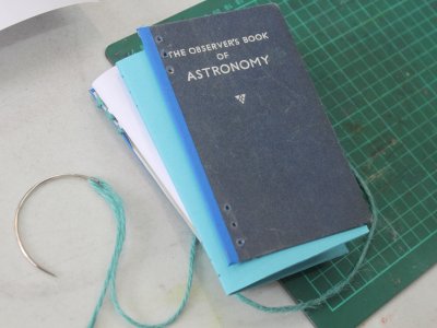 Upcycled Book Binding Workshop at Queenies