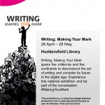 Writing: Making Your Mark ( A pop-up exhibition)