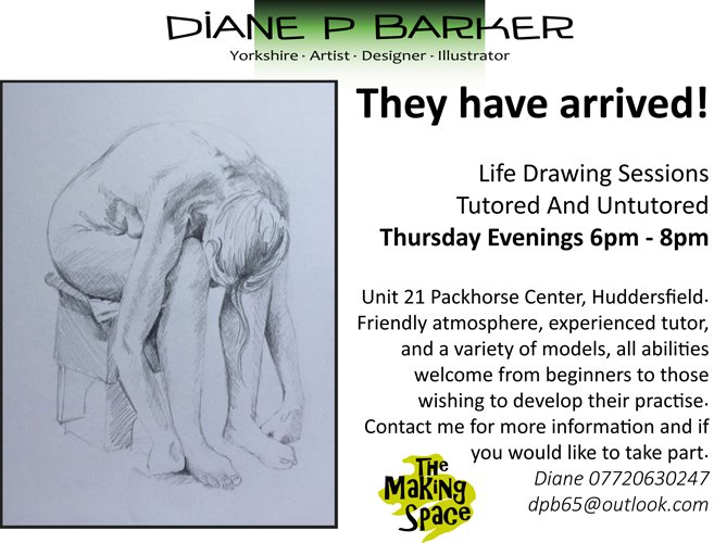 Life Drawing Sessions Huddersfield