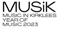 Music in Kirklees Year of Music 2023 logo