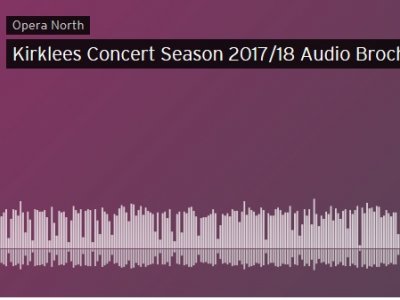 Audio brochure available for Kirklees Concert Season 17-18