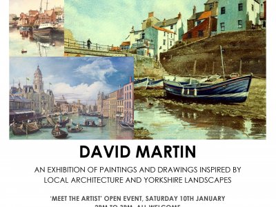 David Martin - meet the artist, this Saturday