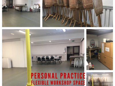 Flexible work space - perfect for personal practise