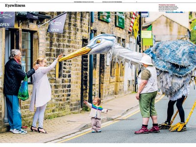 Holmfirth Arts Festival hits the headlines