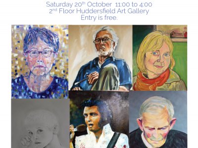 huddersfield Art Society - Portrait Artist 2018 Heat 2