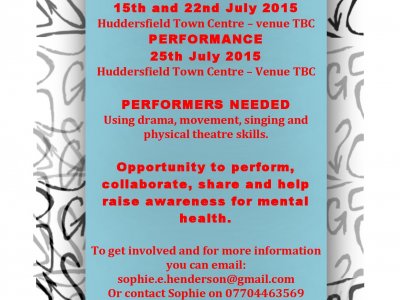 PERFORMERS NEEDED - Mental Health Awareness Project