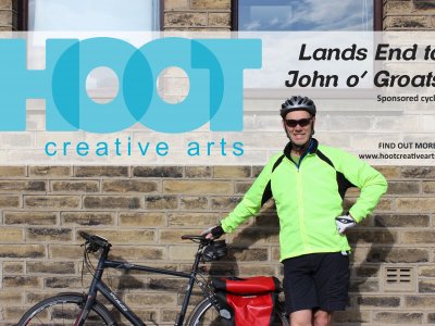 Phil cycles Lands End to John O'Groats | Hoot Creative Arts