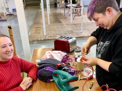 The first Huddesfield Repair Cafe - a great success!