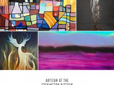 Artizan Artists at the Cockington  Court Kitchen Gallery Preview