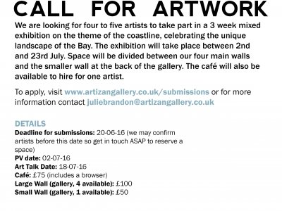 Call For Art - Coastal Exhibition