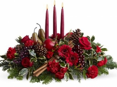 Christmas Candle Table Arrangement Workshop