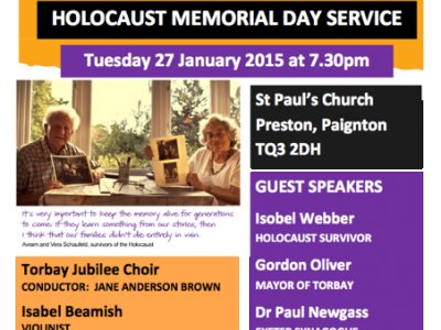 Holocaust Memorial Day Service