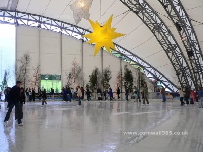 Ice-Skating at Eden Project