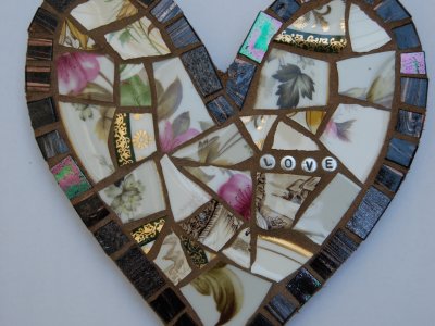 Mosaic Love Heart Workshop