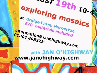 Mosaic Workshop with Jan O'Highway -  August  19th