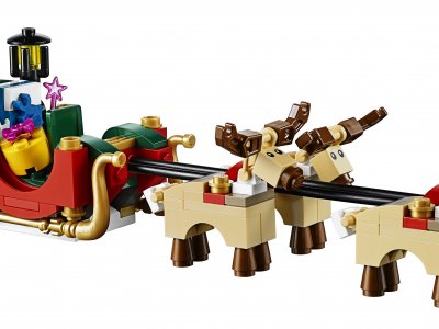 MOTORISED LEGO SANTA’S SLEIGH BUILDING WORKSHOP