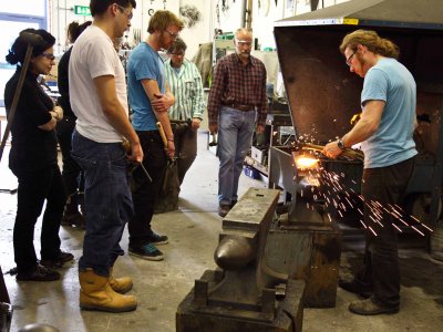 New Forged Metals course at Dartmoor Arts Summer School