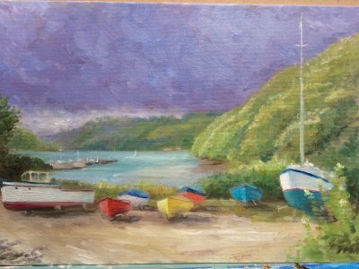 Oil Painting 'en plain air' with Francesca Wyllie - Dartmouth