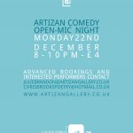 Open-Mic Comedy Nights @ Artizan