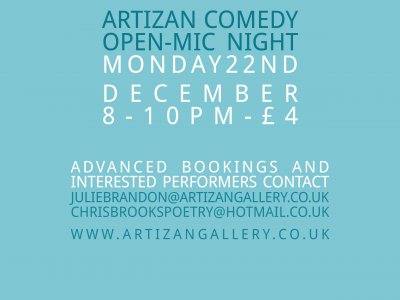 Open-Mic Comedy Nights @ Artizan