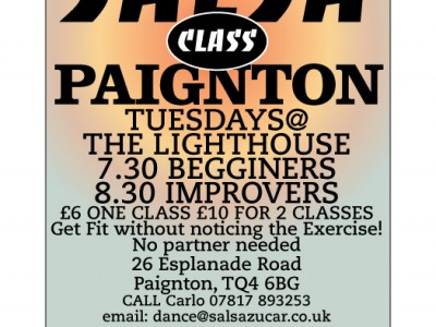 Salsa Lessons Every Tuesday @ The Lighthouse Paignton