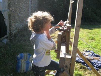 Stick chair making